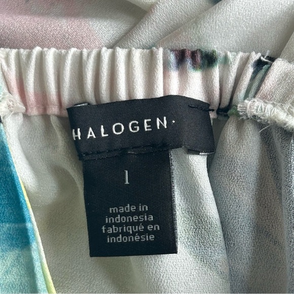 Halogen Abstract Pastel Watercolor Maxi Dress Women’s Size 1 (Small/Medium) - Picture 5 of 5